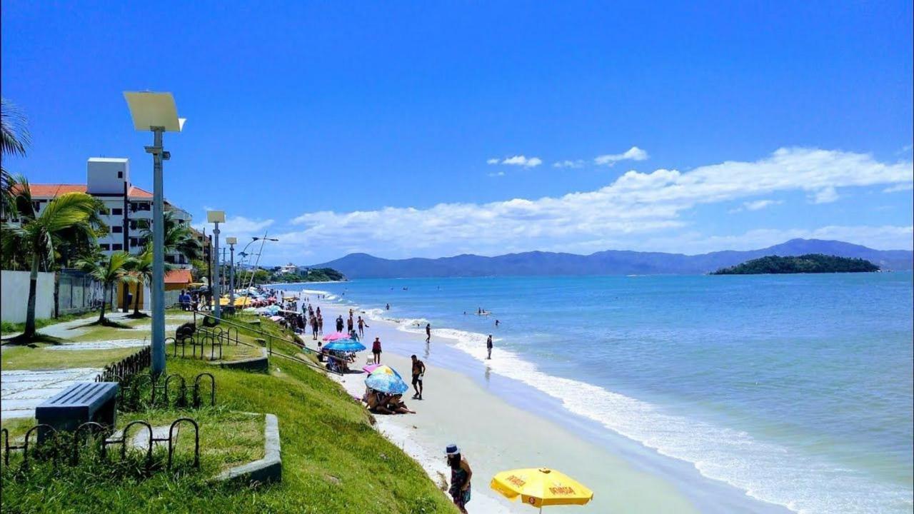 Ferienwohnung Apartamento Com Vista Do Mar Em Residencial Com Piscina Florianópolis Exterior foto